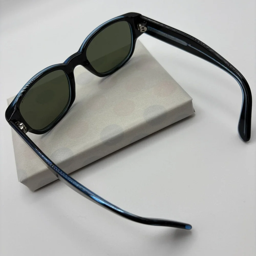 Lozza by DIERRE 1583/50/U74 Vintage Blue Round Sunglasses Italian Made